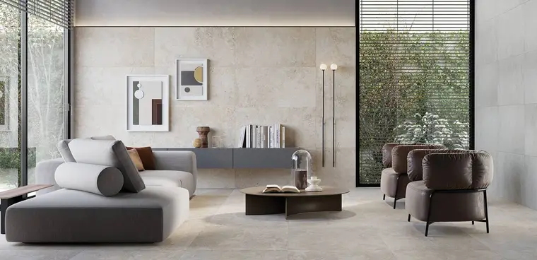 RAK Ceramics Rapolano marble — πορσελανάτο πλακάκι με όψη μαρμάρου, για εσωτερικούς και εξωτερικούς χώρους