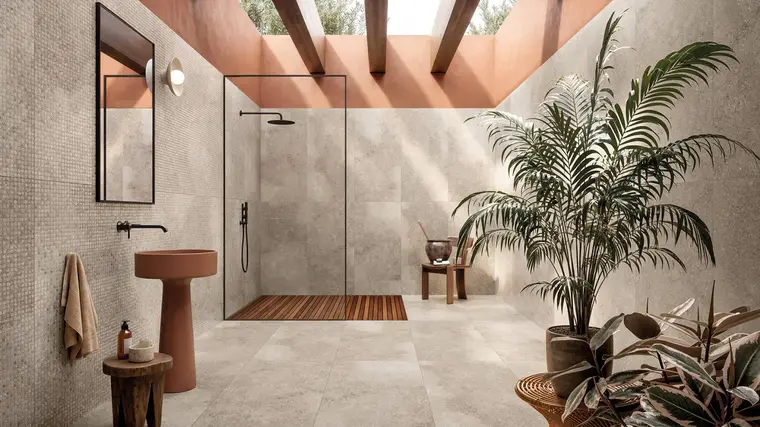 Πλακάκια Ceramiche Refin Core — πορσελανάτο, τσιμέντο, ματ, 120×120 cm