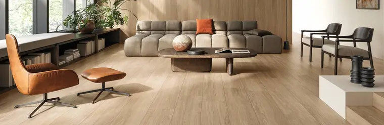 Ceramiche Refin Eik — πορσελανάτο πλακάκι δαπέδου και τοίχου με όψη ξύλου, για εσωτερικούς και εξωτερικούς χώρους