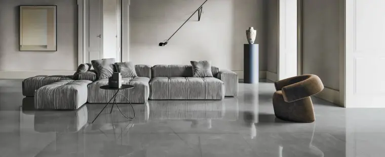 Ceramiche Refin Feel — πορσελανάτο πλακάκι δαπέδου και τοίχου με όψη τσιμέντου, για εσωτερικούς και εξωτερικούς χώρους