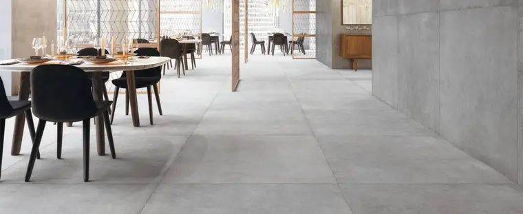 Ceramiche Refin Plain — πορσελανάτο πλακάκι δαπέδου και τοίχου με όψη τσιμέντου, για εσωτερικούς και εξωτερικούς χώρους