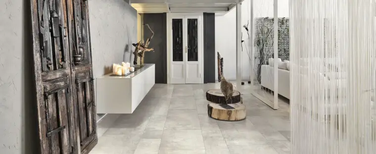 Ceramiche Refin Plant — πορσελανάτο πλακάκι δαπέδου και τοίχου με όψη τσιμέντου, για εσωτερικούς και εξωτερικούς χώρους
