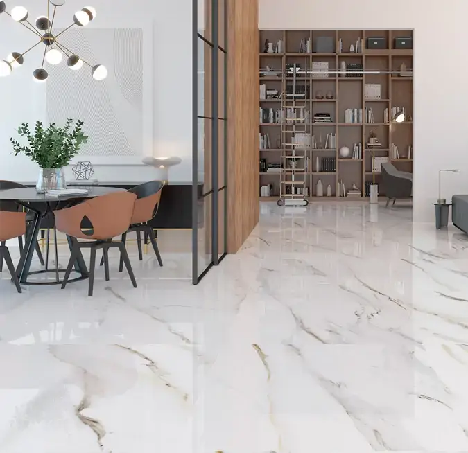 Rocersa Calacatta Gold — πορσελανάτο πλακάκι δαπέδου και τοίχου με όψη μαρμάρου