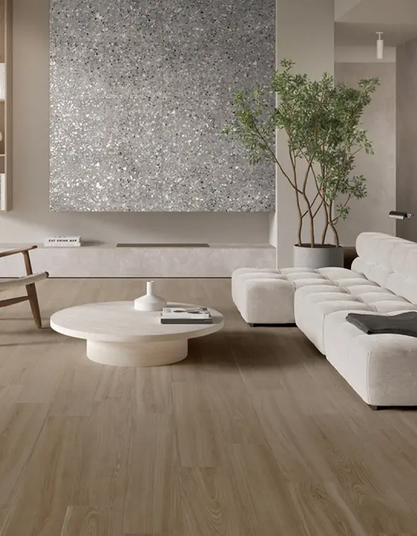 Πλακάκια Saime Ceramiche Bark — πορσελανάτο ολόμαζο, ξύλο, ματ, 40×120 cm