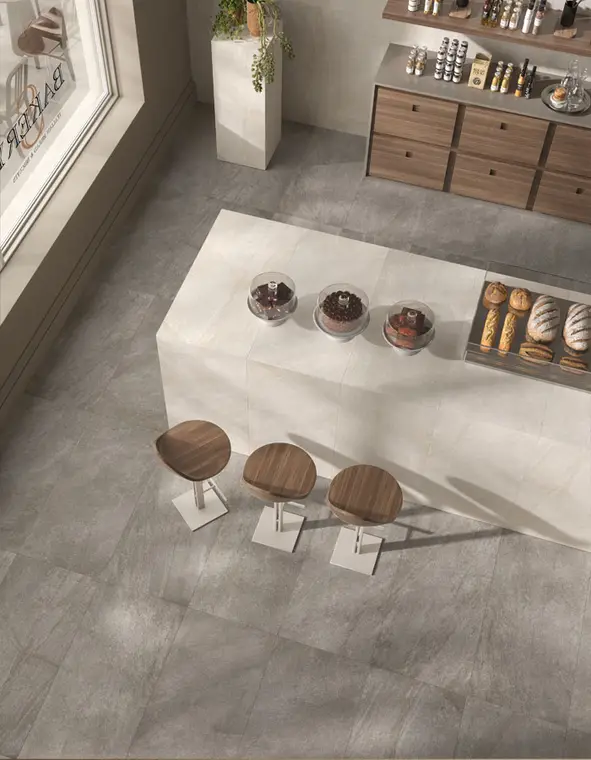 Saime Ceramiche Geostone — ολόμαζο πορσελανάτο πλακάκι δαπέδου και τοίχου με όψη πέτρας