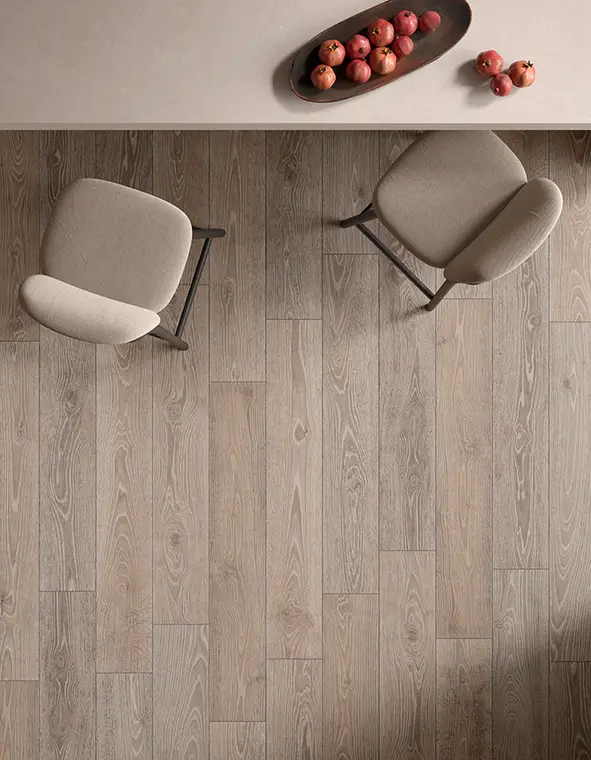Saime Ceramiche Heritage — ολόμαζο πορσελανάτο πλακάκι δαπέδου και τοίχου με όψη ξύλου