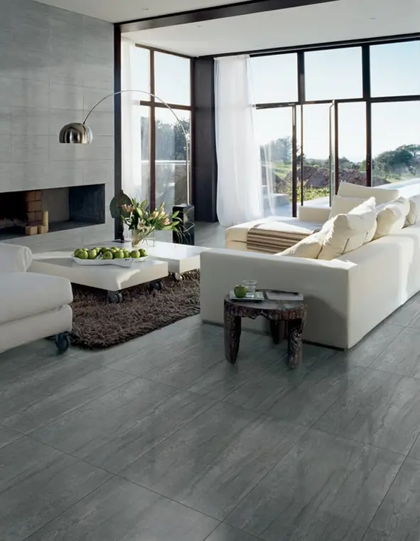 Saime Ceramiche Kaleido — ολόμαζο πορσελανάτο πλακάκι δαπέδου και τοίχου με όψη πέτρας, για εσωτερικούς και εξωτερικούς χώρους