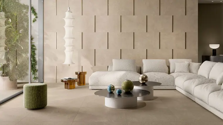 Πλακάκια Ceramica Sant'Agostino Baystone — πορσελανάτο, πέτρα, ματ, 120×120 cm