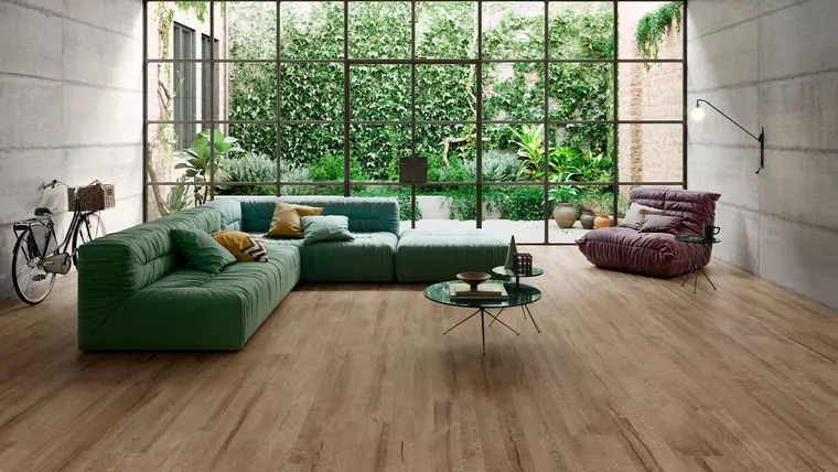 Ceramica Sant'Agostino Timewood — πορσελανάτο πλακάκι δαπέδου και τοίχου με όψη ξύλου