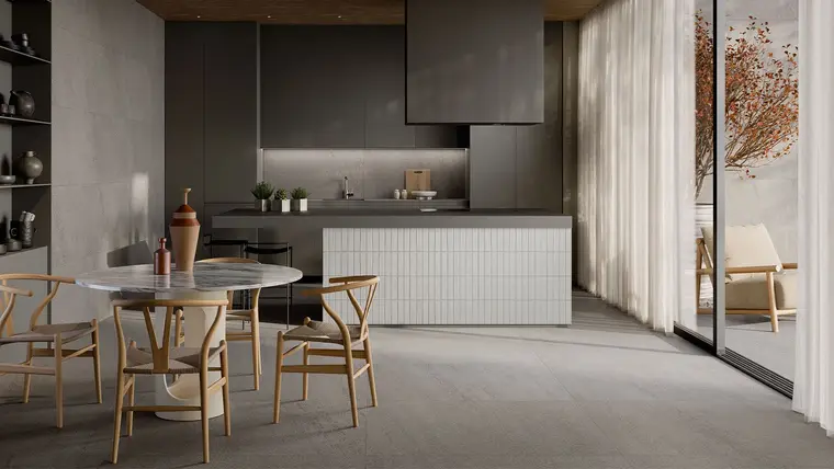 Ceramica Sant'Agostino Windstone — πορσελανάτο πλακάκι δαπέδου και τοίχου με όψη πέτρας, για εσωτερικούς και εξωτερικούς χώρους