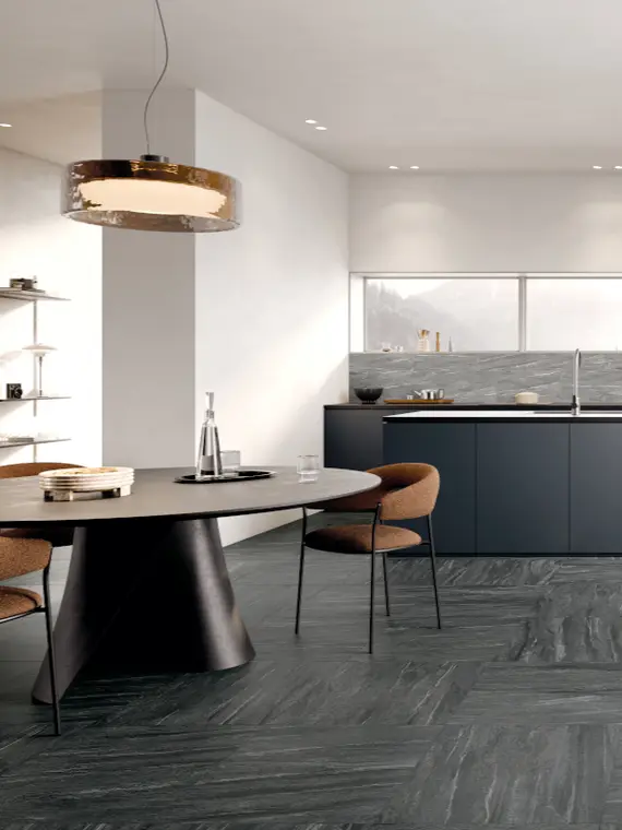 Πλακάκια SIL Ceramiche Alpen — πορσελανάτο, πέτρα, ματ, 60×120 cm