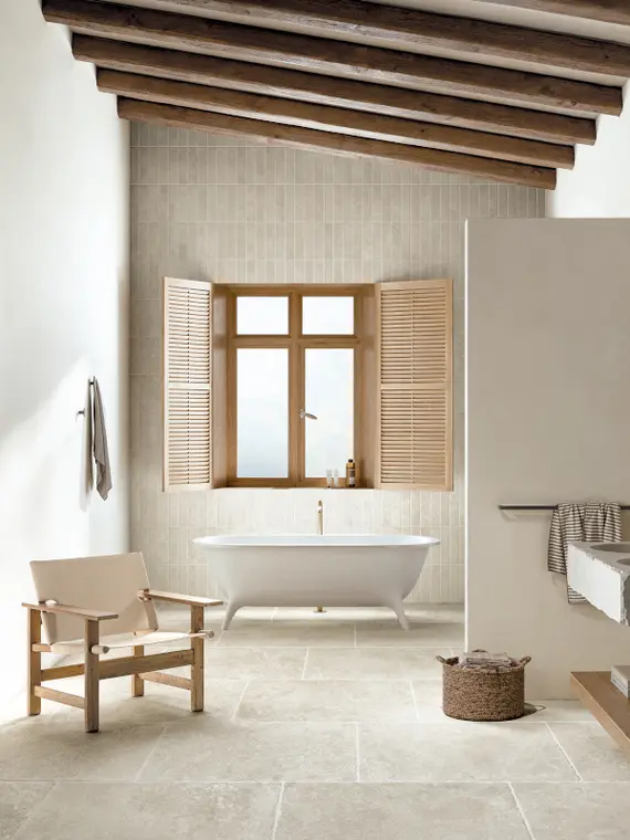 Πλακάκια SIL Ceramiche Cluny — πορσελανάτο, πέτρα, ματ, 60×90 cm