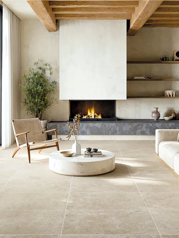 Πλακάκια SIL Ceramiche Nimes — πορσελανάτο, τραβερτίνης, ματ, 60×90 cm