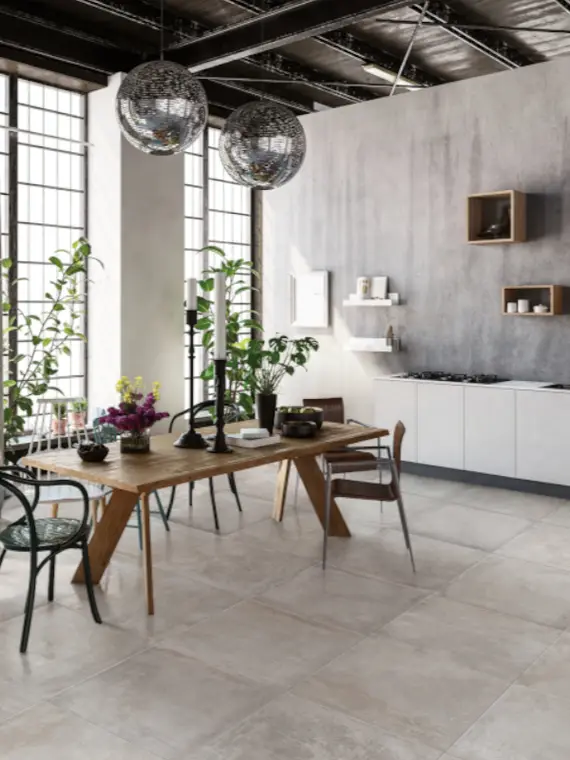 Πλακάκια SIL Ceramiche Origo — πορσελανάτο, τσιμέντο, ματ, 60×90 cm
