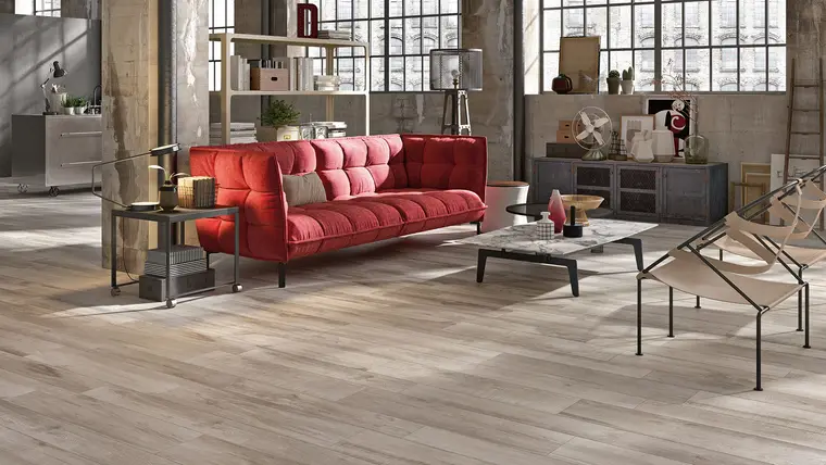 Tuscania North Wind — πορσελανάτο πλακάκι δαπέδου και τοίχου με όψη ξύλου, για εσωτερικούς και εξωτερικούς χώρους