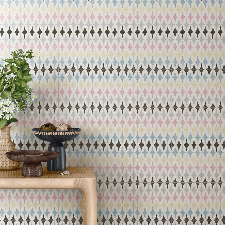 Πλακάκια Vives Ceramica Berta — κεραμικό λευκής πάστας, διακοσμητικό, ματ, 20×20 cm