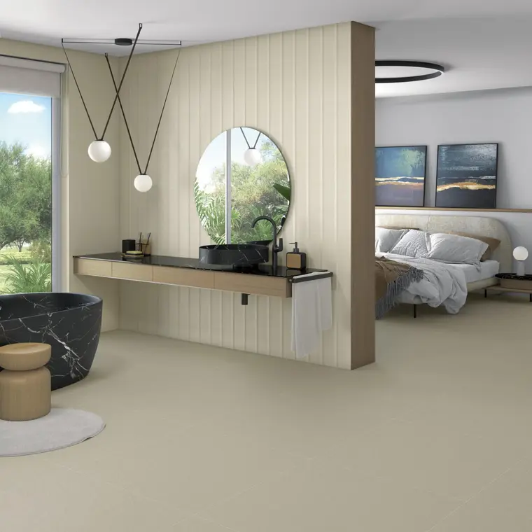 Vives Ceramica New York — κεραμικό πλακάκι κόκκινης πάστας δαπέδου και τοίχου με όψη τσιμέντου, για εσωτερικούς και εξωτερικούς χώρους
