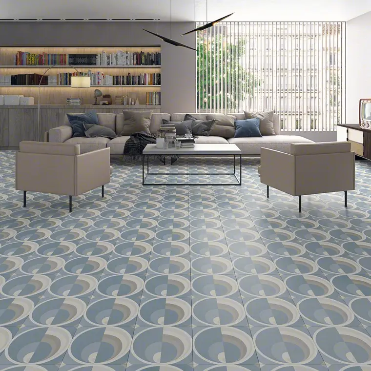 Vives Ceramica Pop Tile — πορσελανάτο πλακάκι δαπέδου και τοίχου με όψη τσιμέντου, για εσωτερικούς και εξωτερικούς χώρους
