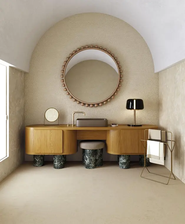 Vives Ceramica Ragusa — πορσελανάτο πλακάκι δαπέδου και τοίχου με όψη πέτρας, για εσωτερικούς και εξωτερικούς χώρους