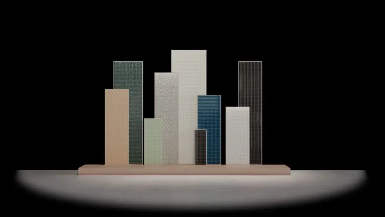 Πλακάκια WOW Design 3D BARS — κεραμικό λευκής πάστας, διακοσμητικό, ματ, 12,5×25 cm