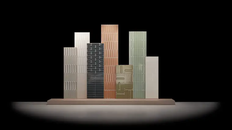 Πλακάκια WOW Design AQUARELLE — κεραμικό λευκής πάστας, διακοσμητικό, γυαλιστερό, 7,5×30 cm