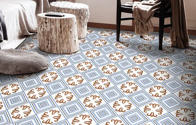 Xclusive Ceramica Paint — πορσελανάτο πλακάκι δαπέδου και τοίχου με διακοσμητικό σχέδιο