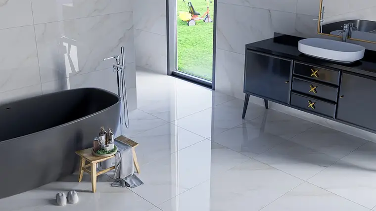 Yurtbay CALACATTA GOLD — πλακάκι δαπέδου και τοίχου με όψη μαρμάρου, για εσωτερικούς και εξωτερικούς χώρους