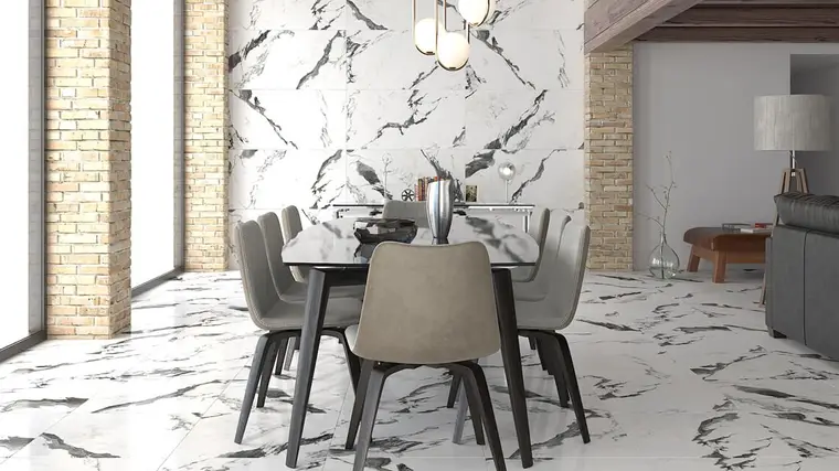 Yurtbay PANDA MARBLE — πλακάκι δαπέδου και τοίχου με όψη μαρμάρου, για εσωτερικούς και εξωτερικούς χώρους