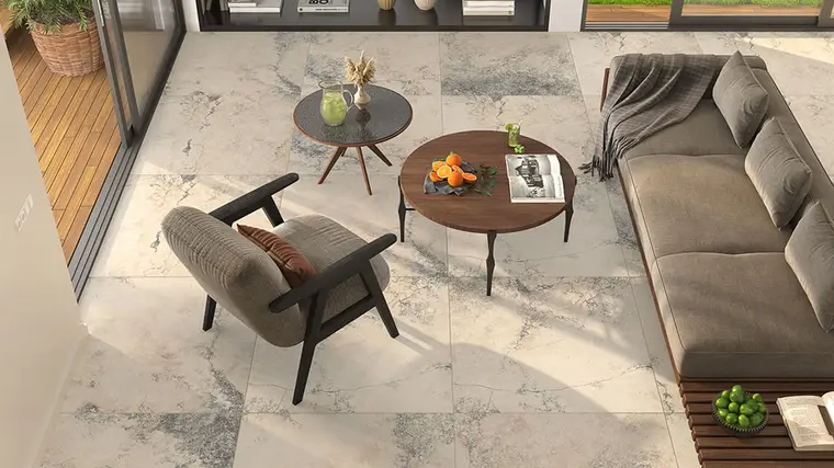 Yurtbay TRAVERTINO MODERN — πλακάκι δαπέδου και τοίχου με όψη πέτρας, για εσωτερικούς και εξωτερικούς χώρους